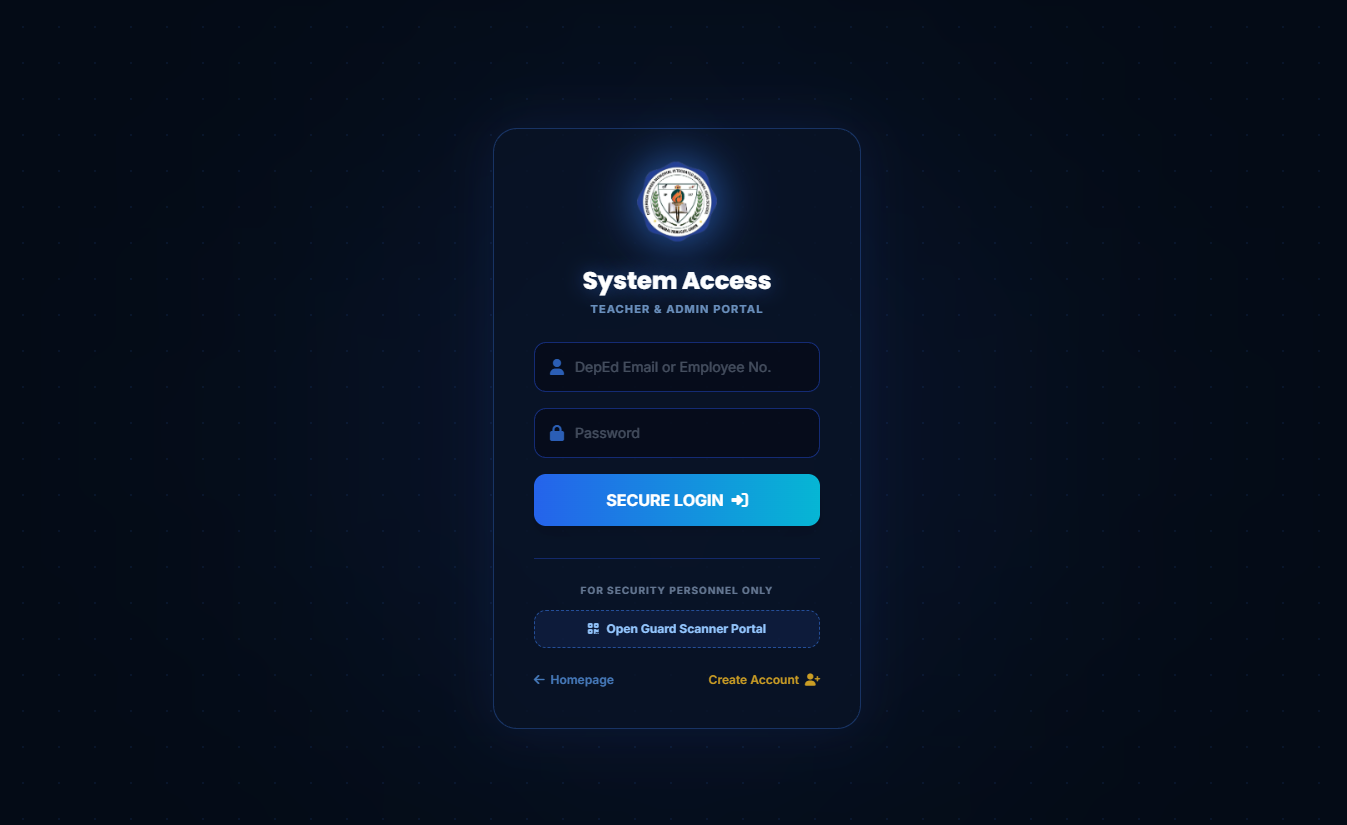EduTrack-ph Login Page